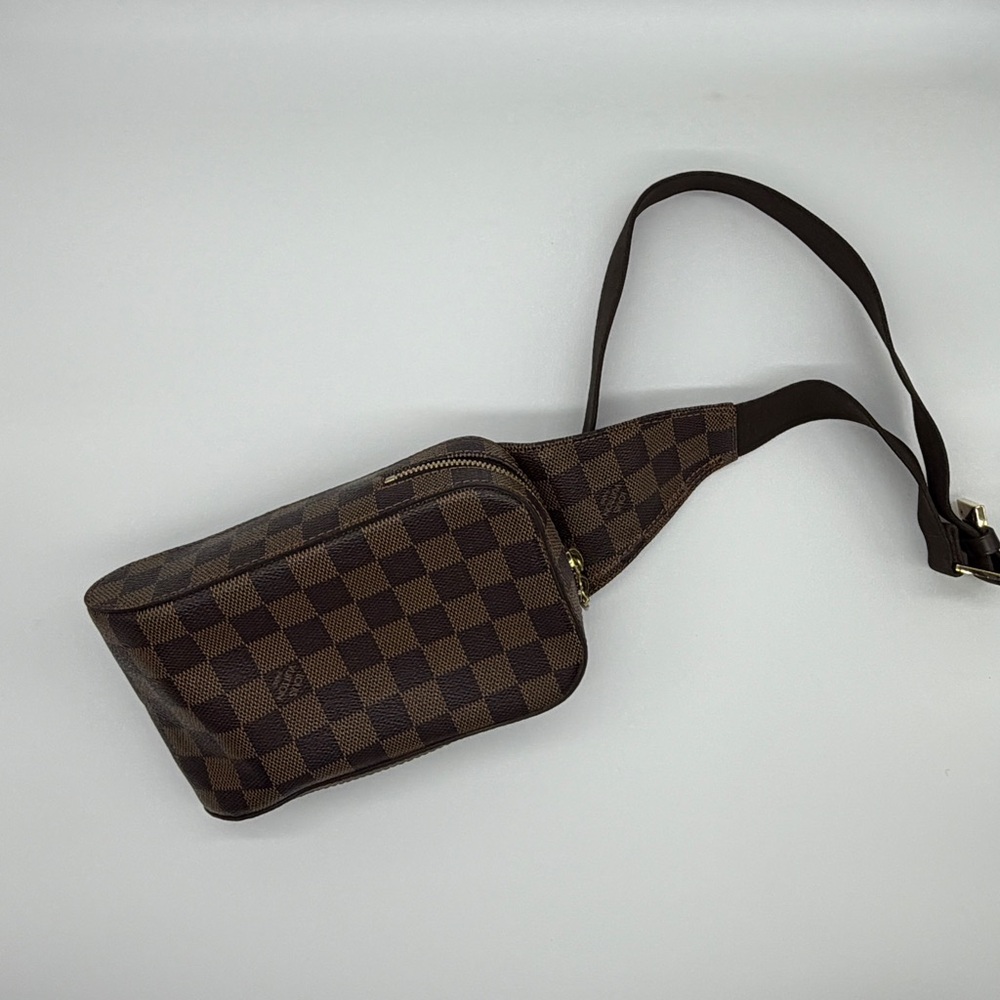 Louis Vuitton Brown Checkered Crossbody Bag